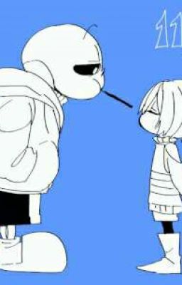 sans x frisk [ ố hố hố lần đầu vẽ truyện]