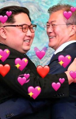 SARANGHAEYO OPPA (kim jong un x moon jae in fic)