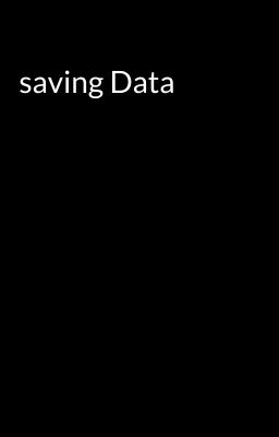 saving Data