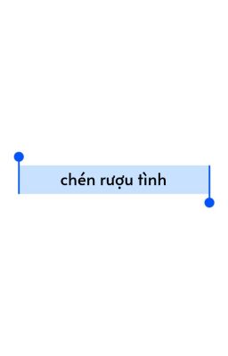 seonghoon. chén rượu tình