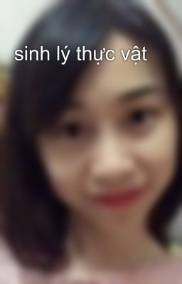 sinh lý thực vật