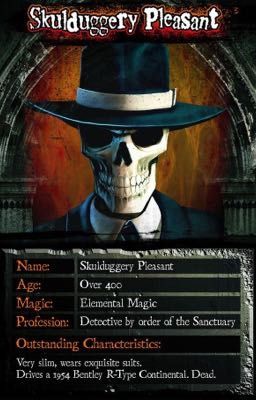 Skulduggery Pleasant in Hogwarts