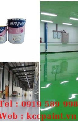 Sơn sàn epoxy kcc cho tầng hầm, bãi đậu xe tại Hà Nội/ Lh chúng tôi