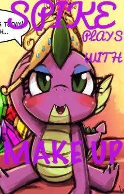 Spike Plays With Make Up 