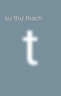 sự thử thách