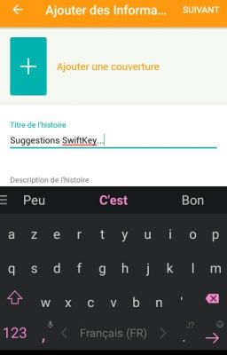 Suggestions SwiftKey...