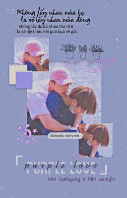 taejin ; purple love 