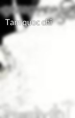 Tam quoc chi