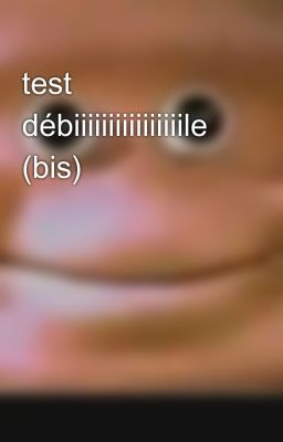 test débiiiiiiiiiiiiiiiile (bis)