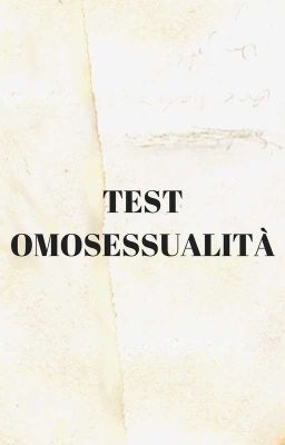 test omosessualità