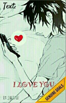 Text: I love you