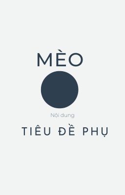Thế giới cỏ mèo