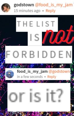 the list is not forbidden