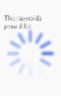 The raynolds pamphlet