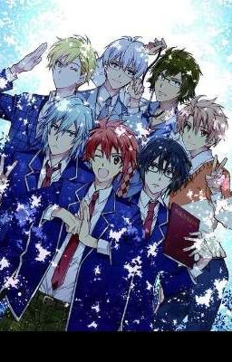 the school with Idolish7 and trigger