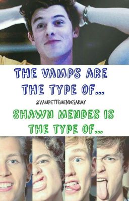 The Vamps are the type of... Shawn is the type of...