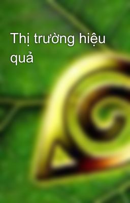 Thị trường hiệu quả