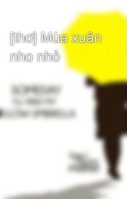 [thơ] Mùa xuân nho nhỏ