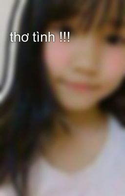 thơ tình !!!