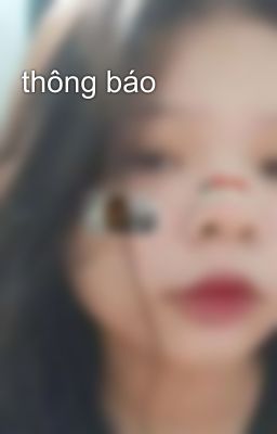 thông báo