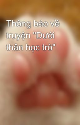 Thông báo về truyện 