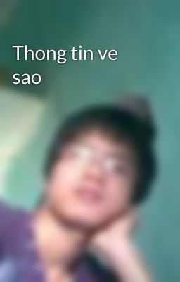 Thong tin ve sao