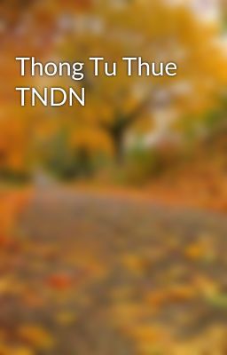 Thong Tu Thue TNDN