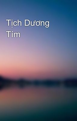 Tịch Dương Tím