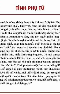 tình phụ tử