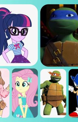 TMNT/MLP EG/SONIC/Cartoon BLACK MAGIC Crossover Edition