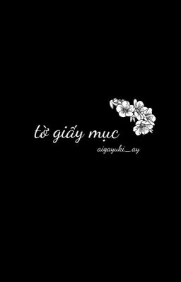 tờ giấy mục