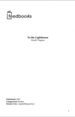 To The Lighthouse - Virginia Woolf