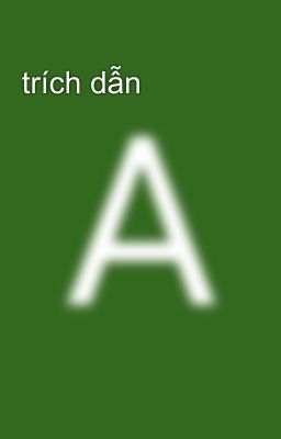 trích dẫn 