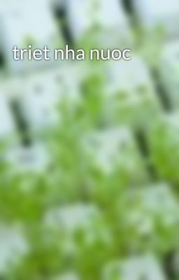 triet nha nuoc