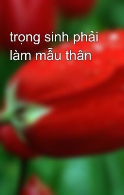 trọng sinh phải làm mẫu thân