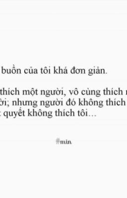 [Truyện ngắn] Tôi Thích Một Người