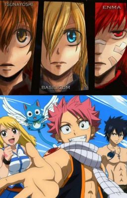 Tsuna en el mundo de fairy tail: El Trio Hyper Junto Hadas