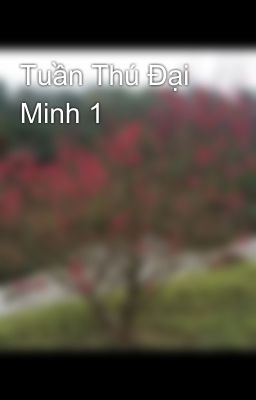 Tuần Thú Đại Minh 1