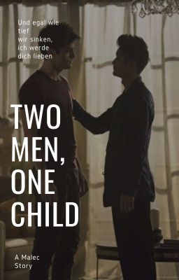 two men, one child