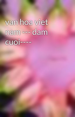 van hoa viet nam --- dam cuoi----