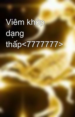 Viêm khớp dạng thấp<7777777>