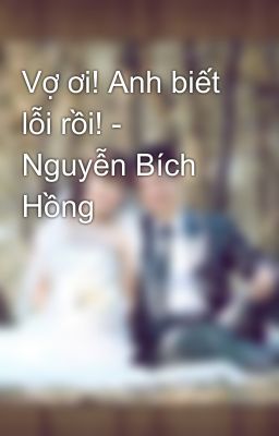 Vợ ơi! Anh biết lỗi rồi! - Nguyễn Bích Hồng