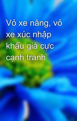 Vỏ xe nâng, vỏ xe xúc nhập khẩu giá cực cạnh tranh