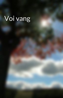 Voi vang