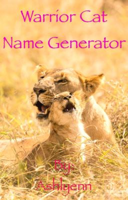 Warrior cat name generator