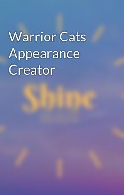 Warrior Cats Appearance Creator