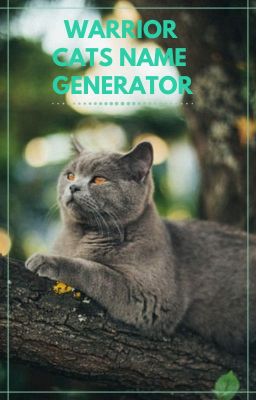 Warrior cats name generator