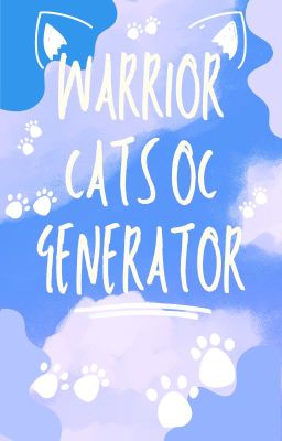 Warrior cats OC Generator