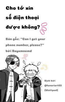 [wb - sonr (dịch)] Cho tớ xin số điện thoại được không?