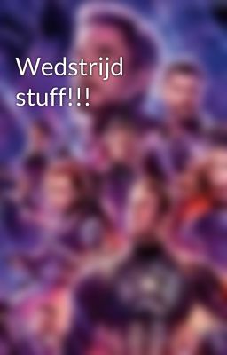 Wedstrijd stuff!!!